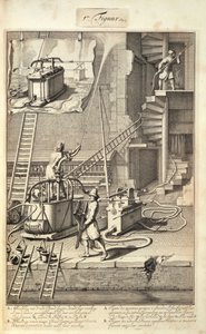 Firefighting Machinery, from a Book on Firefighting in Holland, Published c.1700 by Dutch School