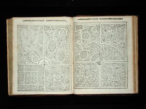 French style parterres, from 