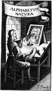 Frontispiece of Alphabetum Natura (Alphabet of Nature) by F.M. van Helmont by Dutch School