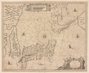 Map of Japan, Nova et accurata Japoniae, Terrae Esonis ac Insularum adjacentium ex nivissima detectione descriptio