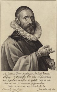 Portrait of Jan Pieterszoon Sweelinck by Dutch School