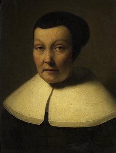 Portrait of an Elderly Lady by Dutch School