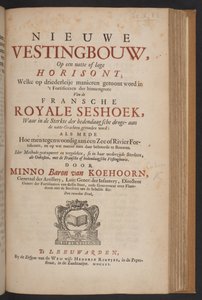 Title Page of Nieuwe Vestingbouw by Dutch School