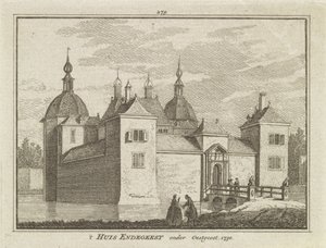View of Endegeest Castle, Oegstgeest, Netherlands