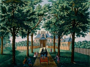 Westerhout House, from Het Zeganpralent Kennemerlant by Hendrick de Leth and Matthias Brouerius Van Nidek, published c.1700-1730