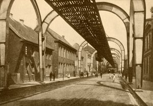 An Electric Suspension Mono-Rail System, 1930 by ENA