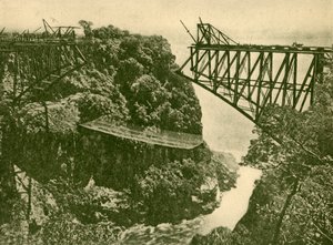 Building the Zambesi Railway Bridge by ENA
