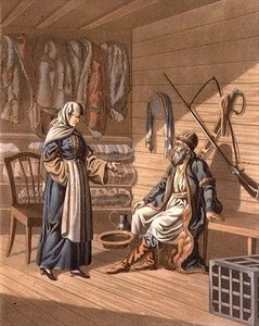 A Grebensky Cossack, Engraved by A. Manz by E. (after) Karnejeff