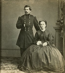 Major General George B. McClellan and His Wife, Published by Anthony