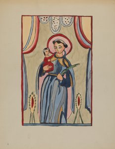 Panel from Altar Piece of San Antonio by E. Boyd