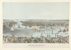 New-York and Environs, from Williamsburgh by E. Brown