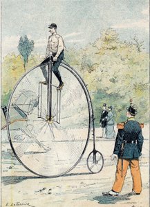 Grand bi with front wheel diameter greater than 1.50 m by E. Letellier