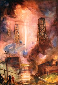 A Blaze in the Oil Field