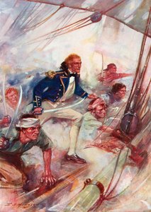 Nelson Boarding the "San Josef," at the Battle of St Vincent, February 14th
