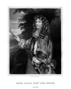 David Leslie, Lord Newark, Scottish cavalry officer by E. Scriven