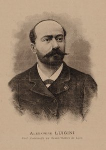 Portrait of Alexandre Luigini by E. Sédard