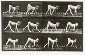 Handicapped boy crawling, plate 539 from 