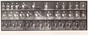 Maid throwing a bucket of water, plate 404 from 
