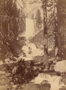 Pi-wy-ack (Cataract of Diamonds), Vernal Falls, Yosemite Valley, California, 1867 by Eadweard Muybridge