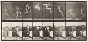 Jumping; Running Broad Jump (Shoes) by Eadweard Muybridge