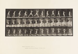 From Stone to Stone Across A Brook by Eadweard Muybridge