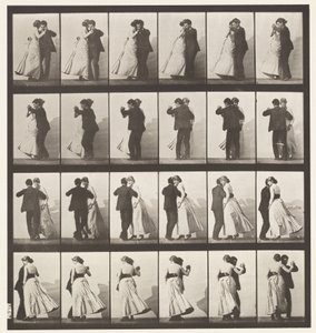 Dancing Waltz, Two Models by Eadweard Muybridge