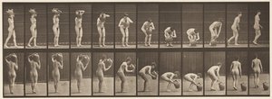 Plate 225. Removing Water Jar from Shoulder to the Ground by Eadweard Muybridge