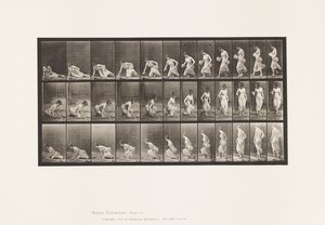 Sitting Down on the Ground by Eadweard Muybridge