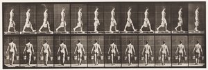 Walking, Carrying Bucket of Water in Each Hand by Eadweard Muybridge