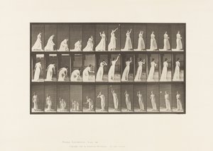 Picking up a Ball and Throwing It by Eadweard Muybridge