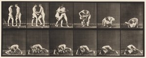 Wrestling, Lock by Eadweard Muybridge