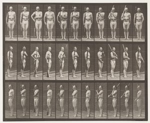 Shoulder, Order, and Carry Arms by Eadweard Muybridge