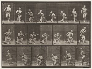 Kneeling, Firing and Rising by Eadweard Muybridge