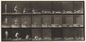 Lying on Back and Firing, 1872-1885 by Eadweard Muybridge