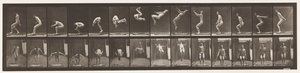 Plate 362. Back Somersault by Eadweard Muybridge