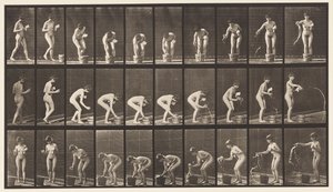 Plate 440. Stooping and Rinsing Tumbler by Eadweard Muybridge