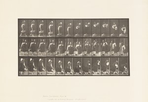 Carrying Jar on Shoulder and Basket in Hand by Eadweard Muybridge