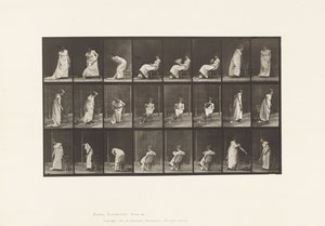 Sitting Down, Rising, etc. by Eadweard Muybridge