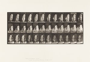 Plate 72. Running, Leading Child (70) in Hand by Eadweard Muybridge