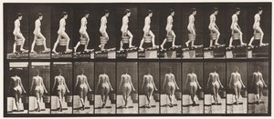 Plate 83. Ascending Incline, Bucket of Water in Right Hand by Eadweard Muybridge
