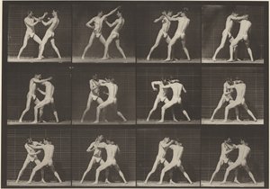 Boxing, Open Hand (Shoes), 1887 by Eadweard Muybridge