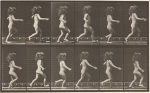 Child Running, 1887 by Eadweard Muybridge