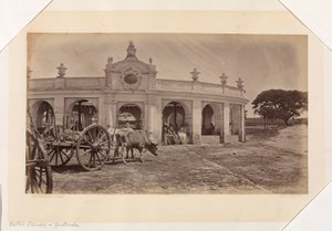 Public Laundry, Guatemala by Eadweard Muybridge