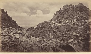 Quezaltenango from the Crater of a Volcano, 1877 by Eadweard Muybridge