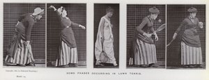 The Human Figure in Motion: Some phases occurring in lawn tennis by Eadweard Muybridge