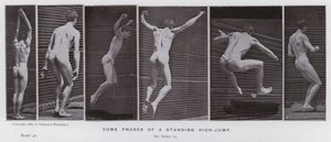 The Human Figure in Motion: Some Phases of a Standing High-Jump by Eadweard Muybridge
