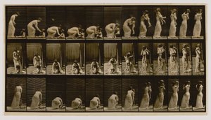 Woman Lifting and Carrying Child, from the Book Animal Locomotion by Eadweard Muybridge