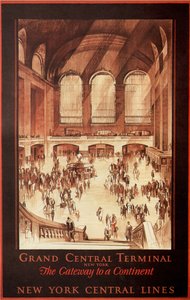 Grand Central Terminal, New York, 1927 by Earl Horter