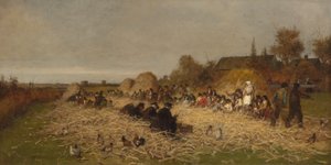 Husking Bee, Island of Nantucket, 1876