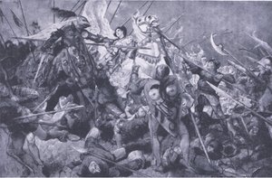 Capture of the Maid before Compiegne by Edgar Bundy